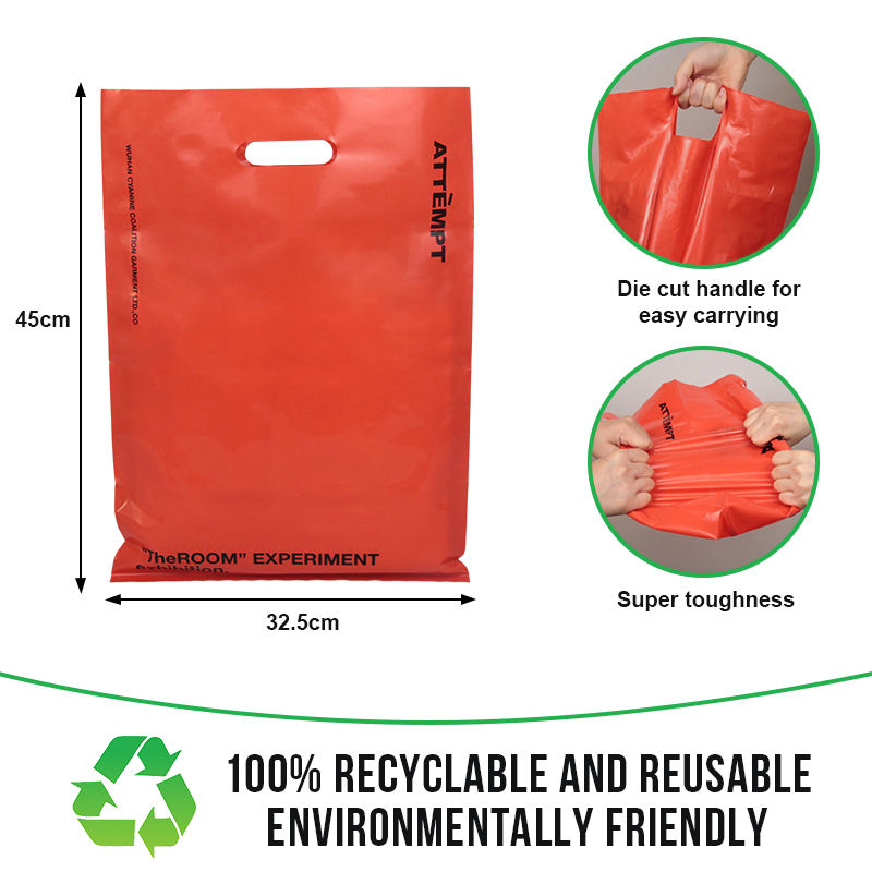 Take Home Plastic Bag, 17.7''(H)X11.8''(W)