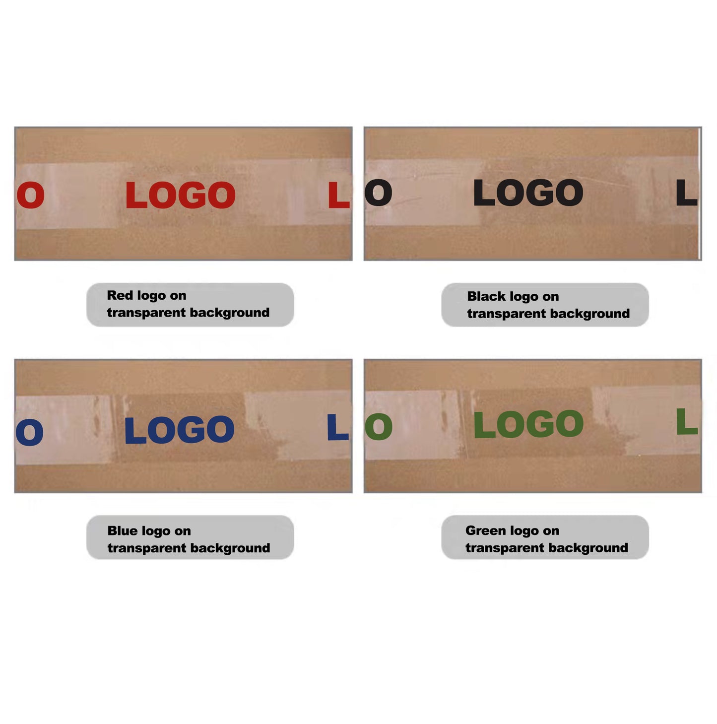 Personalized Logo Packaging Tape, Custom Design, for Shipping, Labeling, Packaging, Reinforced Gummed Paper Base, Ultra Strong, Clear, 110 yd per Roll