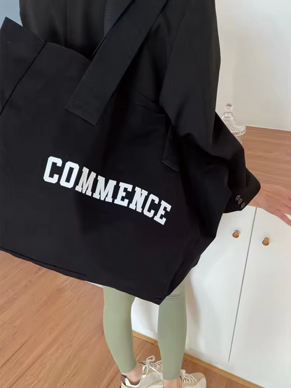 Cotton Canvas Tote Shopping Bag, Multi-function Tote Bag --- as low as $2.76